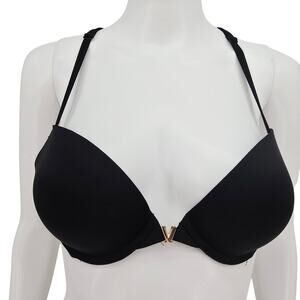 Victoria's Secret Front-Fastening Push Up Bra Black 34C
